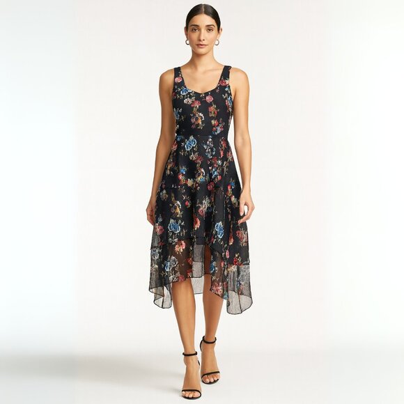 Slate & Willow Dresses & Skirts - Slate & Willow Trifecta Tiered Floral Midi Dress